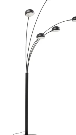 Golvlampa Five Fingers - Femarmad Lampa, Matt Svart, 201cm - KARE Design