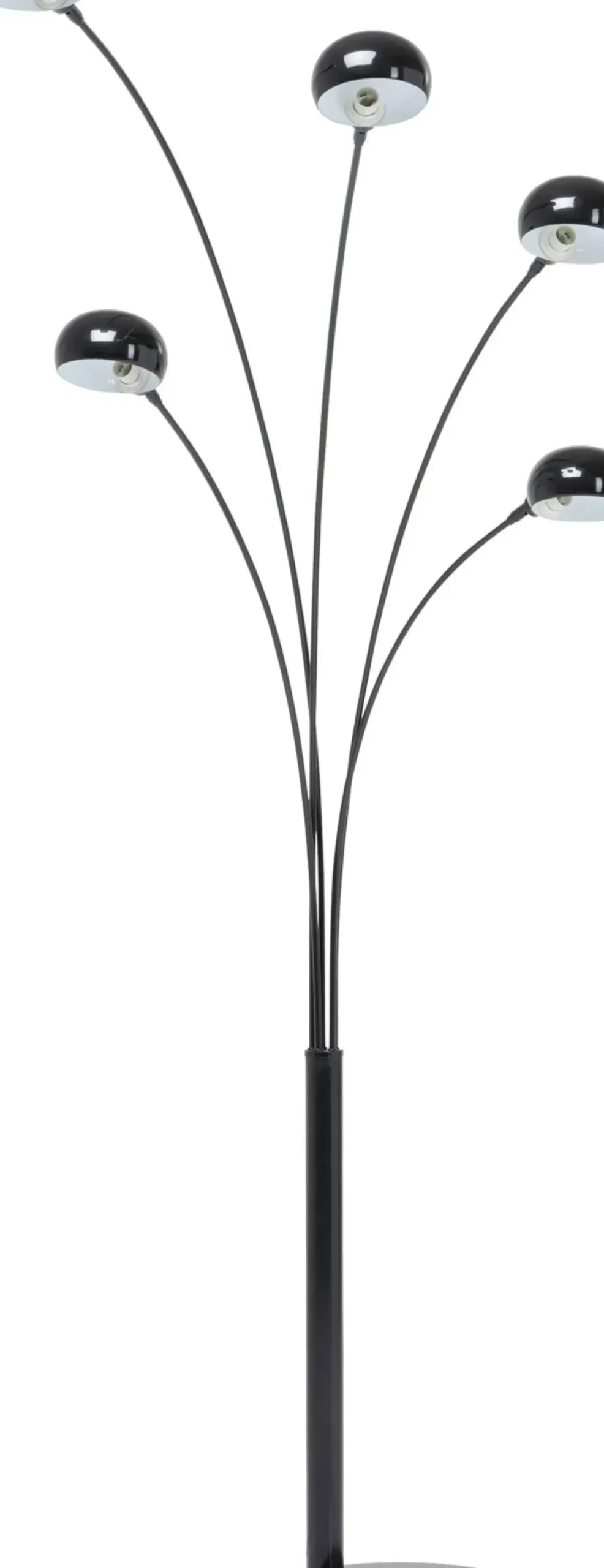 Golvlampa Five Fingers - Femarmad Lampa, Matt Svart, 201cm - KARE Design