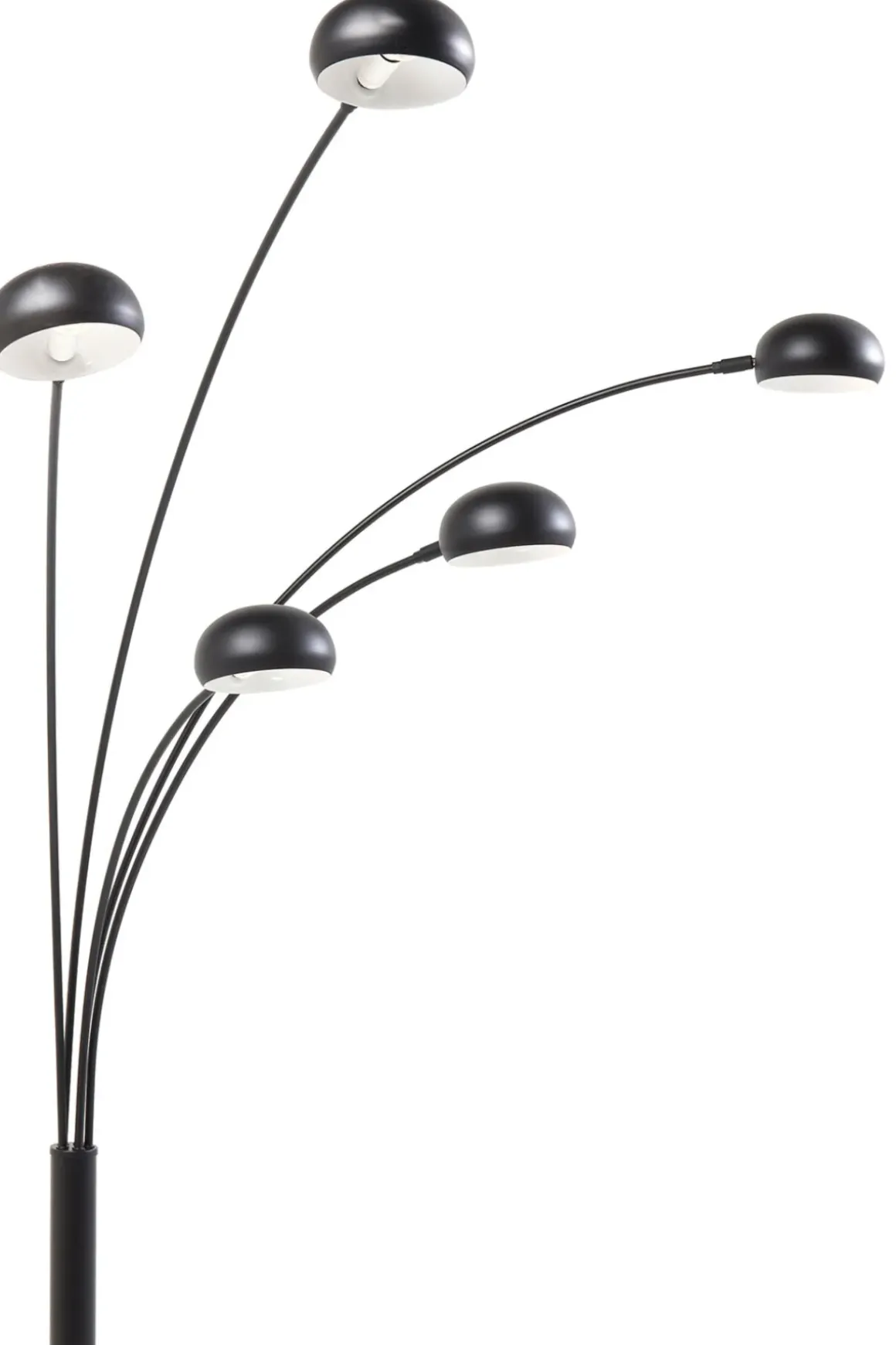 Golvlampa Five Fingers - Femarmad Lampa, Matt Svart, 201cm - KARE Design