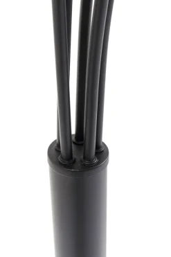 Golvlampa Five Fingers - Femarmad Lampa, Matt Svart, 201cm - KARE Design