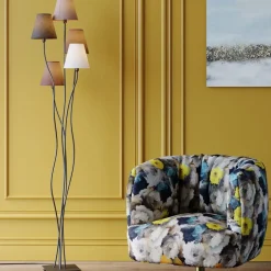 Golvlampa Flexible Mocca - 5 Skärmar, 163cm - KARE Design