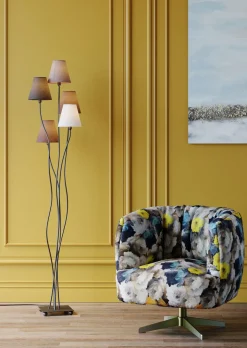 Golvlampa Flexible Mocca - 5 Skärmar, 163cm - KARE Design