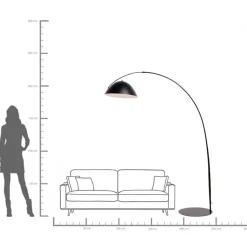 Golvlampa Flip, 220cm - KARE Design