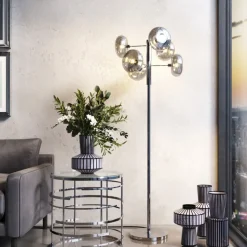 Golvlampa Headlight - Krom/Glas - KARE Design