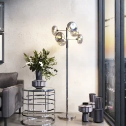Golvlampa Headlight - Krom/Glas - KARE Design