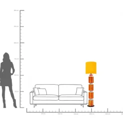 Golvlampa Hit Parade - 138cm - KARE Design