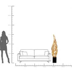 Golvlampa Jungle Club - 150cm - KARE Design