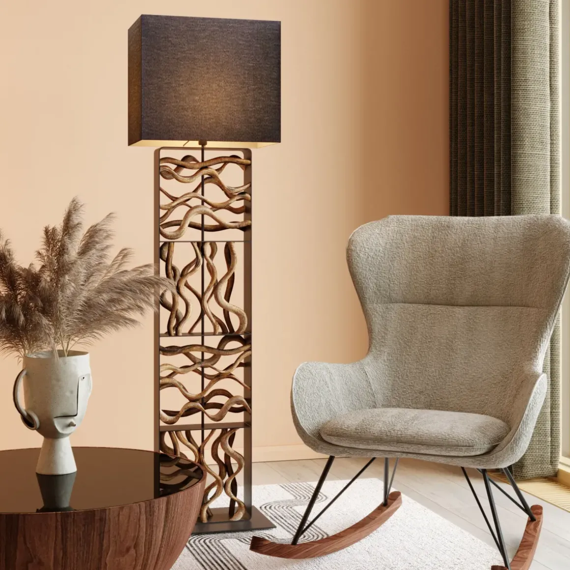 Golvlampa Lamp Nature Wave - KARE Design