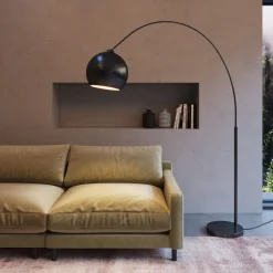 Golvlampa Lounge - Matt Svart, 175cm - KARE Design