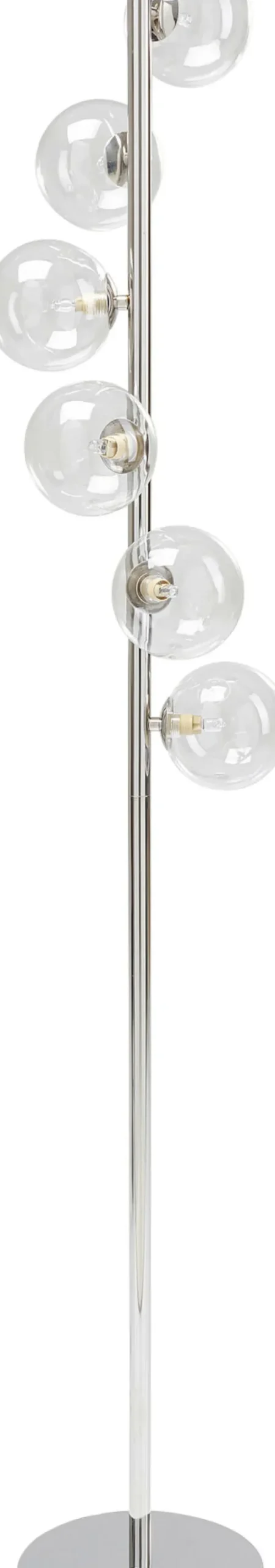 Golvlampa Scala Klot - Glas/ Krom, 160 cm - KARE Design