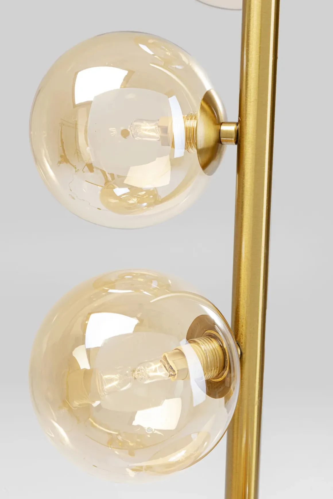 Golvlampa Scala Klot - Glas/ Mässing, 160 cm - KARE Design