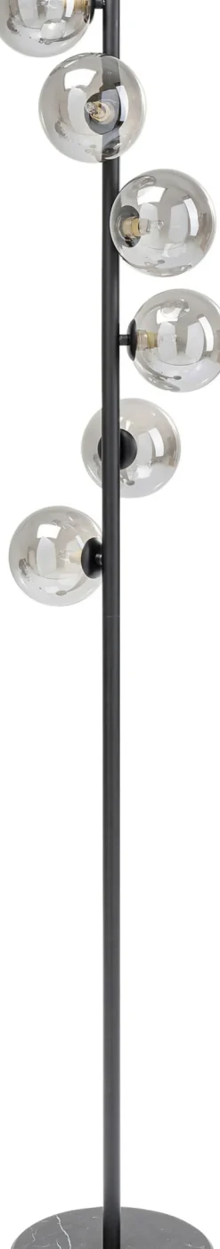 Golvlampa Scala Klot - Glas/ Svart, 160 cm - KARE Design