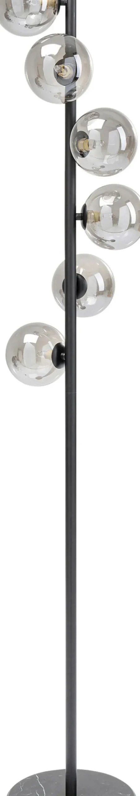 Golvlampa Scala Klot - Glas/ Svart, 160 cm - KARE Design