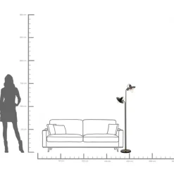 Golvlampa Speaker Duo, 149cm - KARE Design