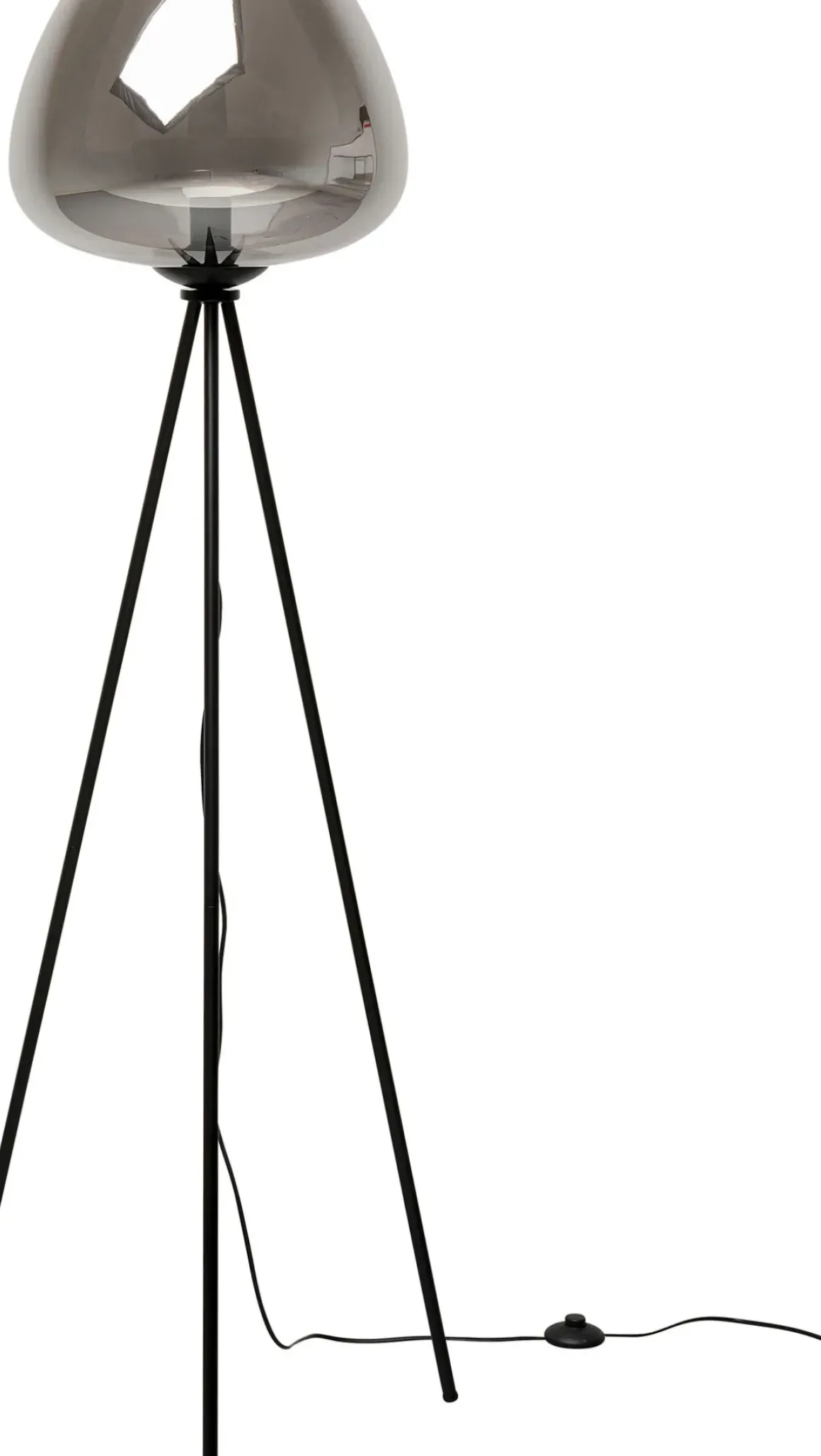 Golvlampa Sphere Smoke, 146cm - KARE Design