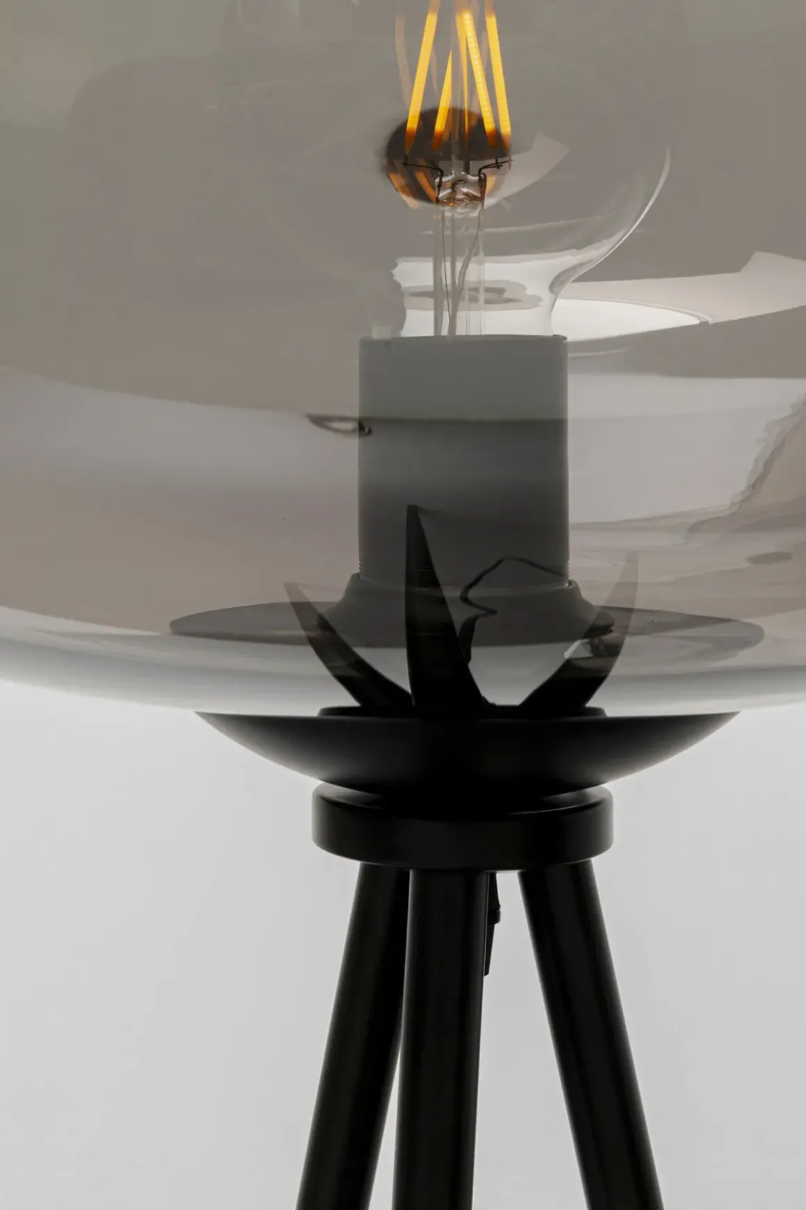 Golvlampa Sphere Smoke, 146cm - KARE Design