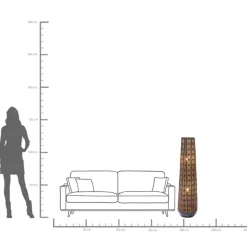 Golvlampa Sultan Cone 120cm - KARE Design