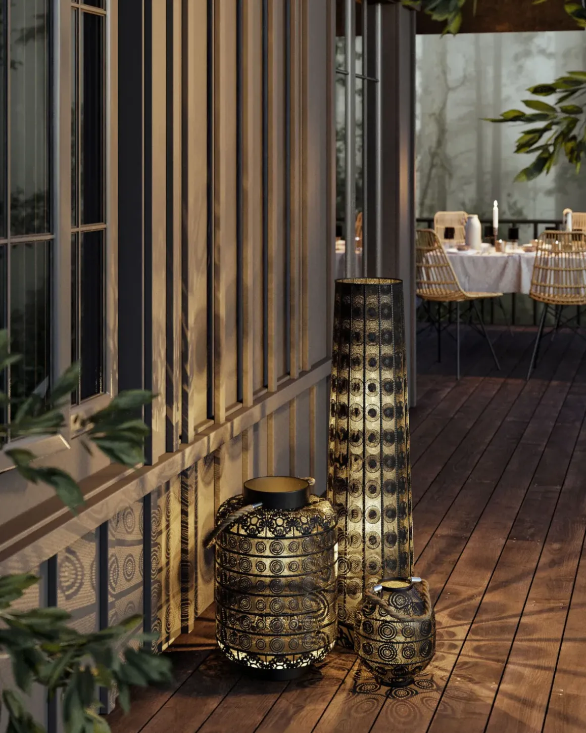 Golvlampa Sultan - Orientalisk Lykta/Lampa, 58cm - KARE Design