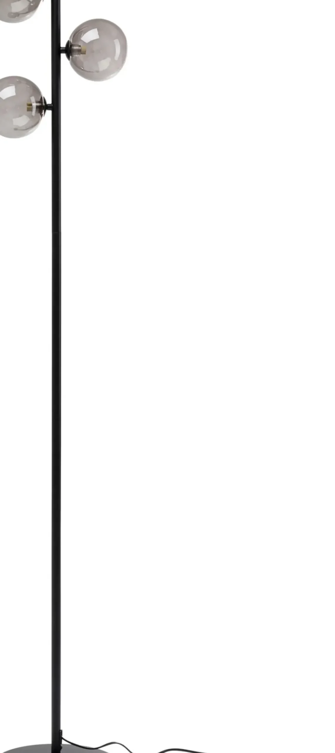 Golvlampa Three Balls - Matt Svart, 160cm - KARE Design