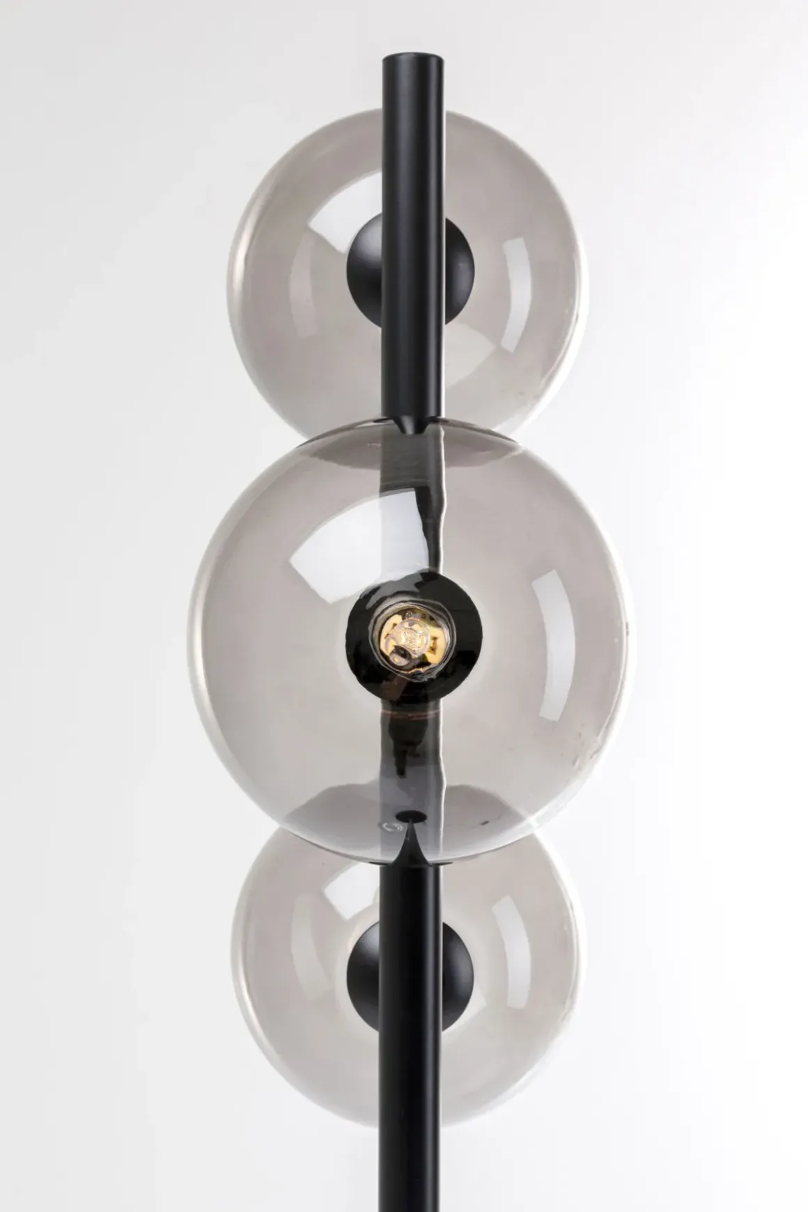Golvlampa Three Balls - Matt Svart, 160cm - KARE Design