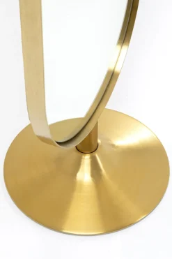 Golvspegel Curve - Ram i Borstad Mässing, 170x40cm - KARE Design