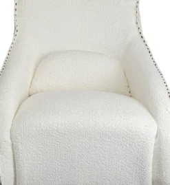 Gungfåtölj Ritmo - Boucle Cream - KARE Design