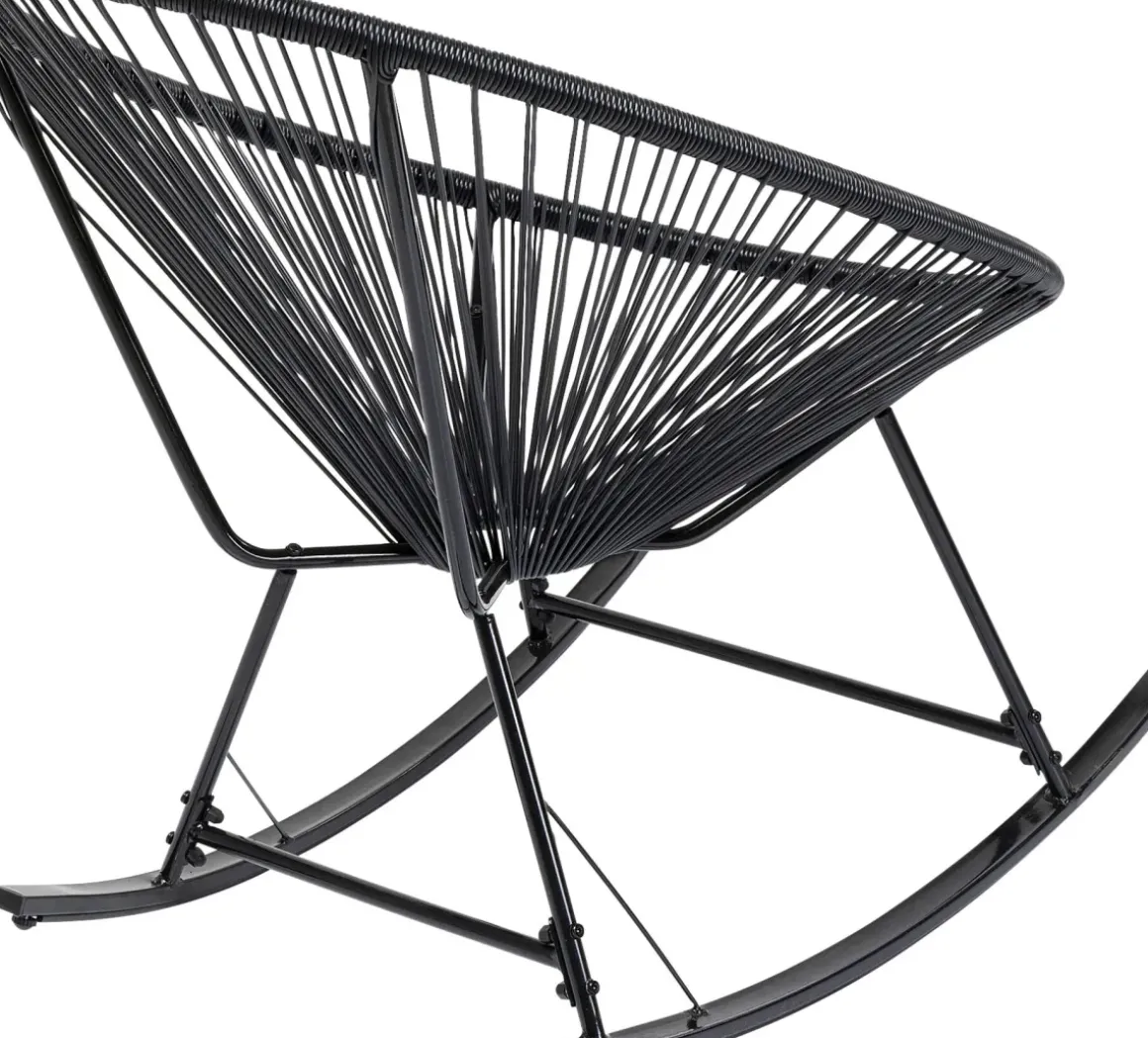 Gungstol Trädgård Acapulco - Svart - KARE Design