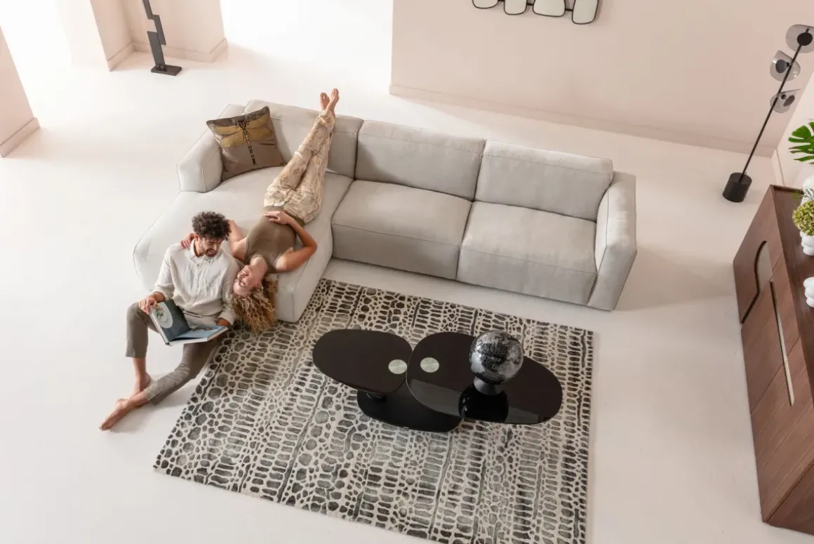 Henry Elements 3-Sits - Cream, Höger - KARE Design