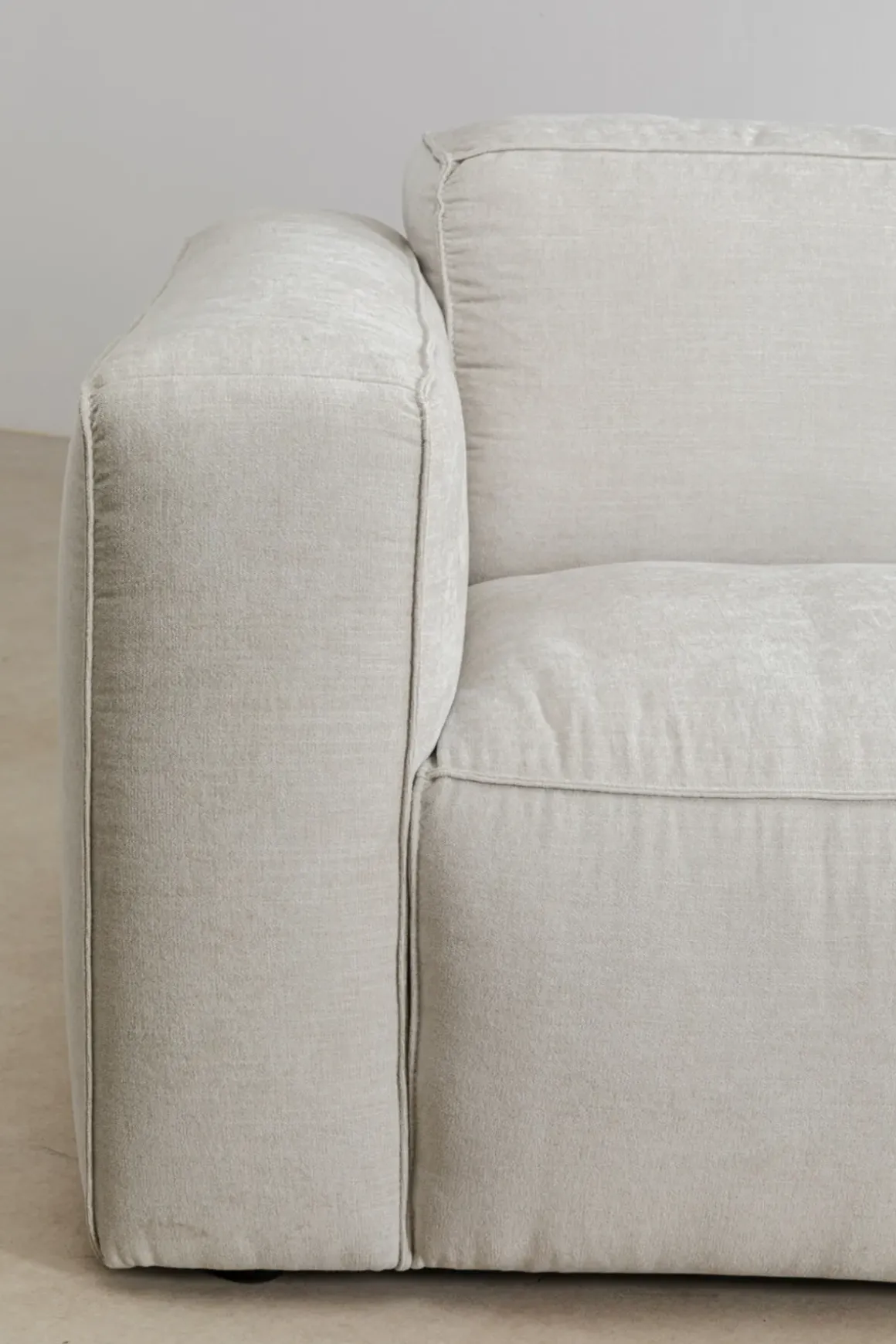 Henry Elements 2-Sits - Cream, Vänster - KARE Design