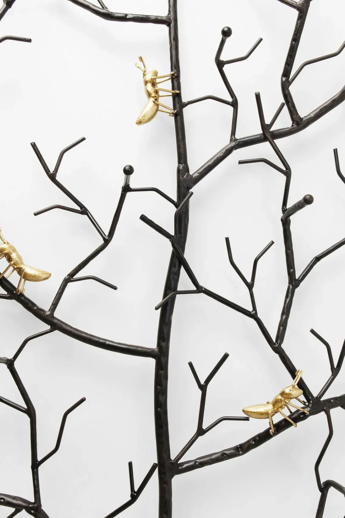 Hängare Ants On A Tree - Klädhängare Svart/Guld, 69x160cm - KARE Design