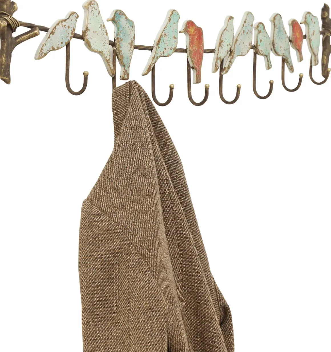 Hängare Bird Party - Klädhängare 8 krokar, 102x19cm - KARE Design