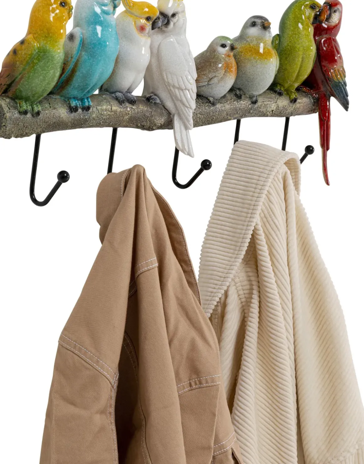 Hängare Exotic Birds - Klädhängare, 5 krokar - KARE Design