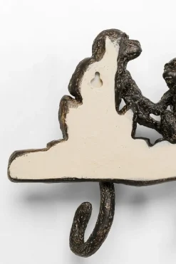 Hängare Monkey Family - Svart, 4 krokar - KARE Design