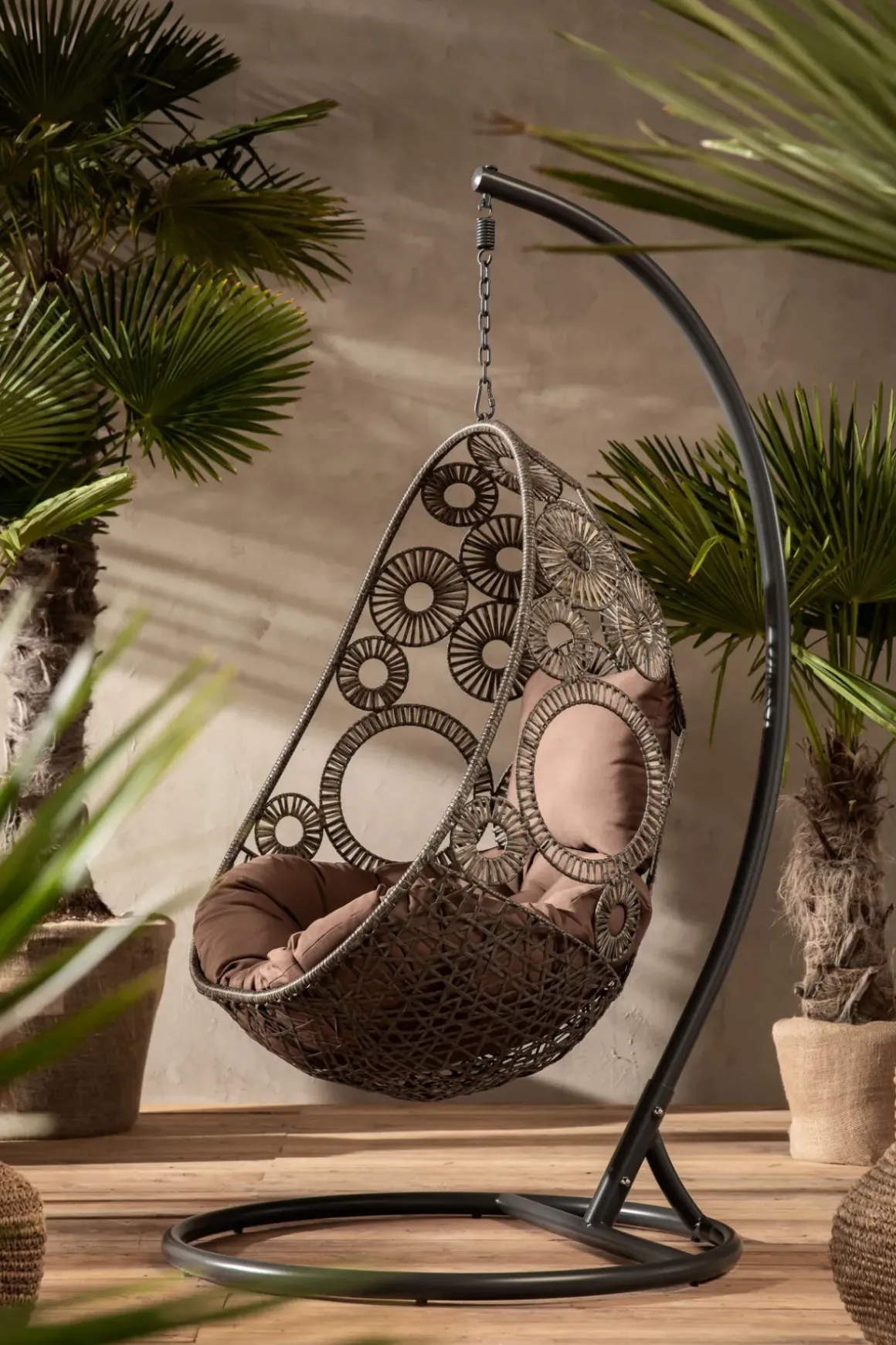 Hängstol Ibiza Brun - KARE Design