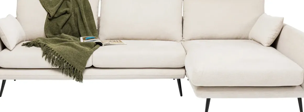 Hörnsoffa Amalfi - Creme Höger, 275x159cm - KARE Design