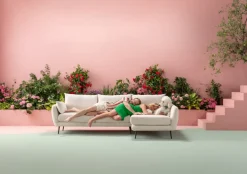 Hörnsoffa Amalfi - Creme Höger, 275x159cm - KARE Design