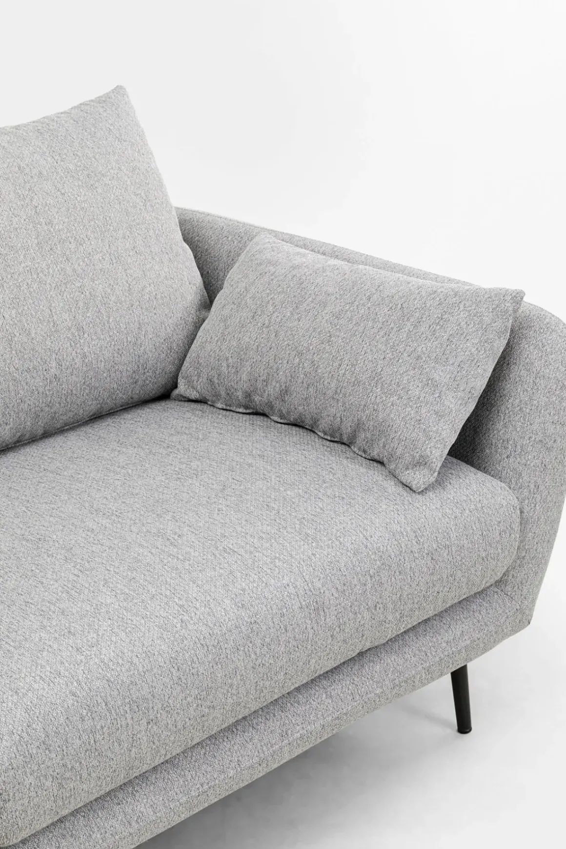 Hörnsoffa Amalfi - Grå, 2-Sits - KARE Design