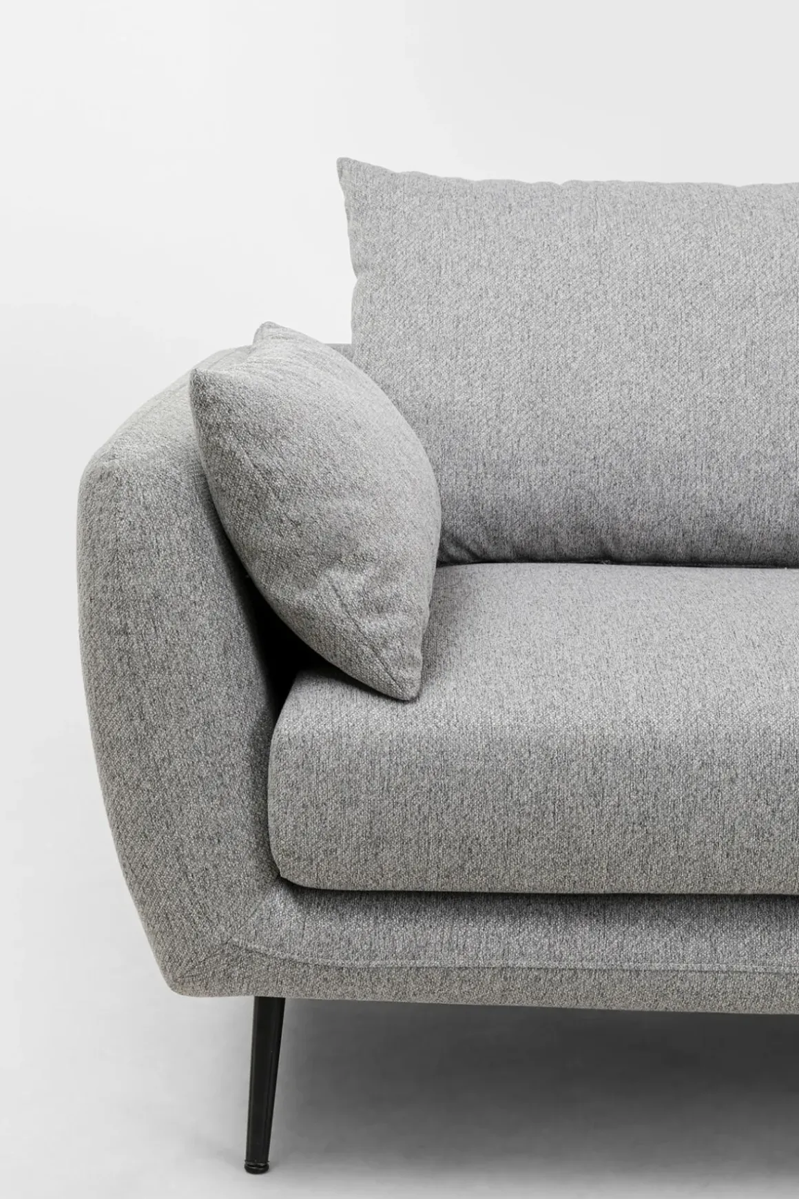Hörnsoffa Amalfi - Grå, 2-Sits - KARE Design