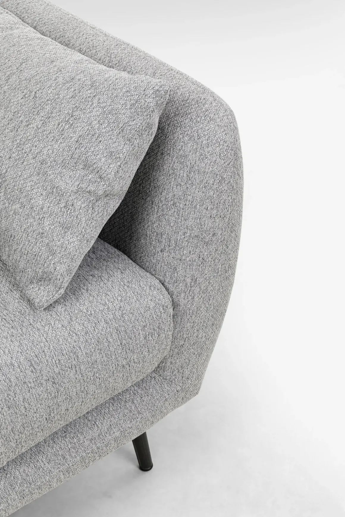 Hörnsoffa Amalfi - Grå, 2-Sits - KARE Design