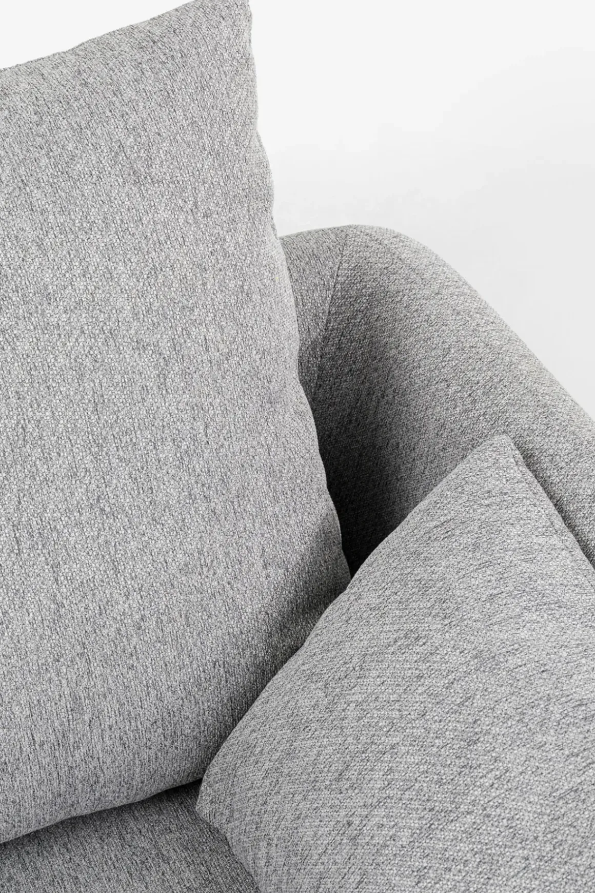 Hörnsoffa Amalfi - Grå, 2-Sits - KARE Design