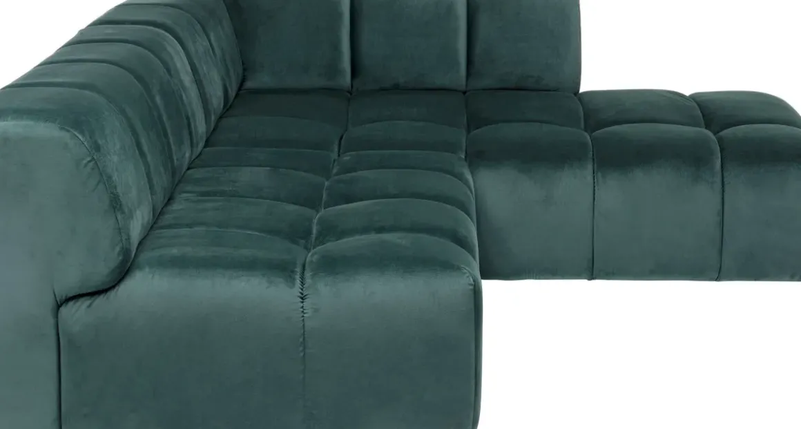 Hörnsoffa Belami - Mörkgrön Höger, 265x210cm - KARE Design