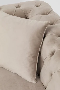 Hörnsoffa Bellissima - SammetsTaupe, Vänster, 240x180cm - KARE Design