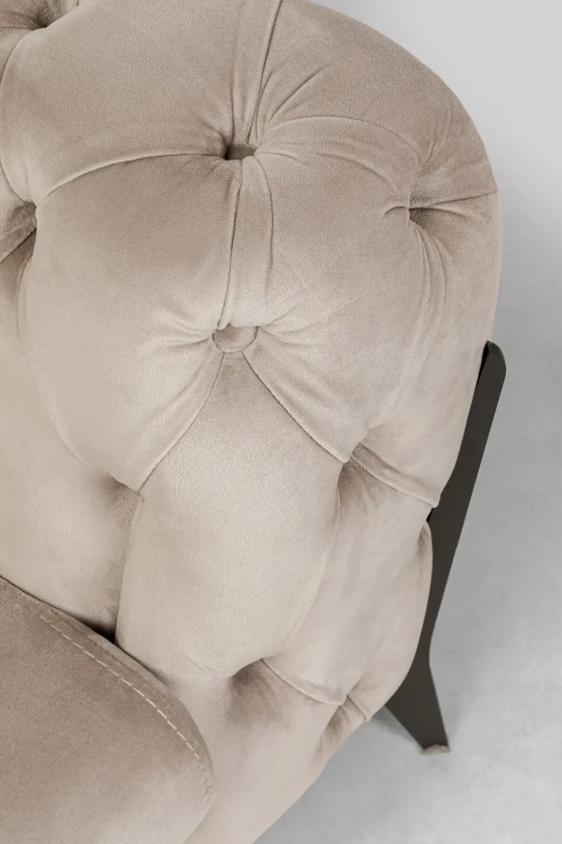 Hörnsoffa Bellissima - SammetsTaupe, Vänster, 240x180cm - KARE Design