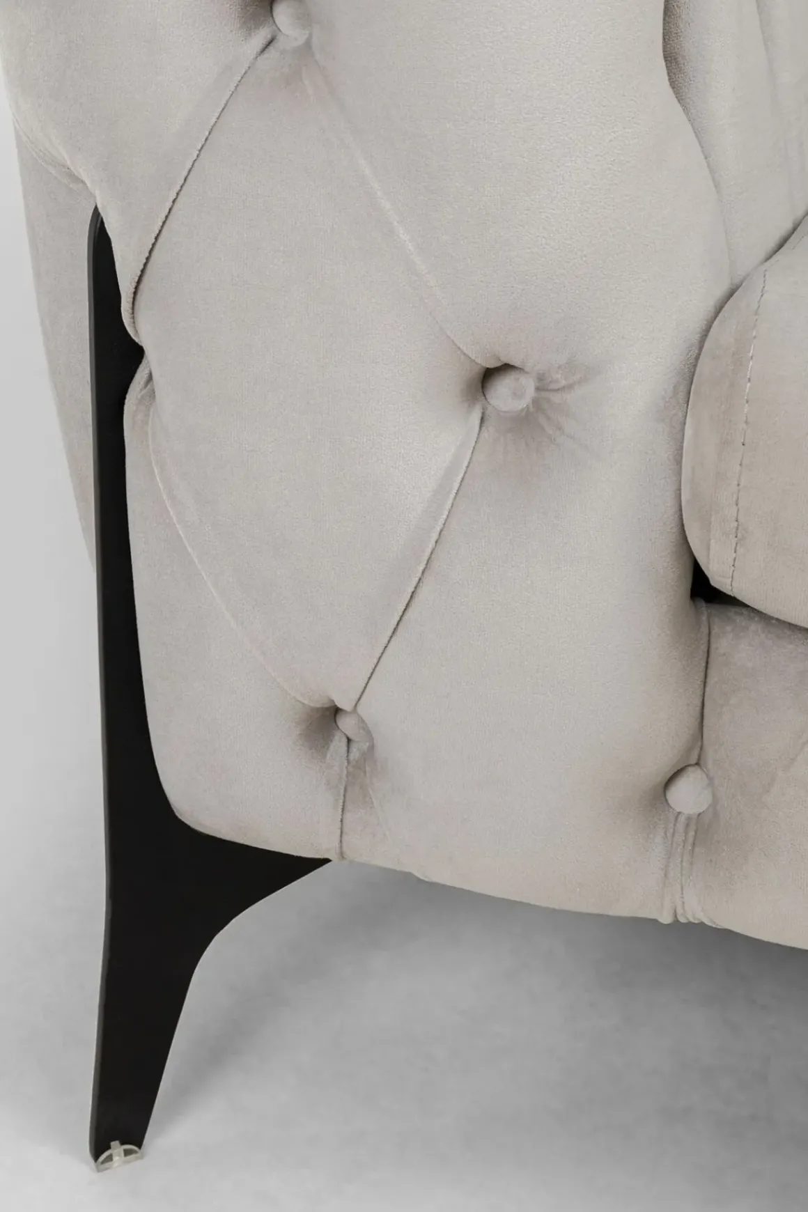 Hörnsoffa Bellissima - SammetsTaupe, Vänster, 240x180cm - KARE Design