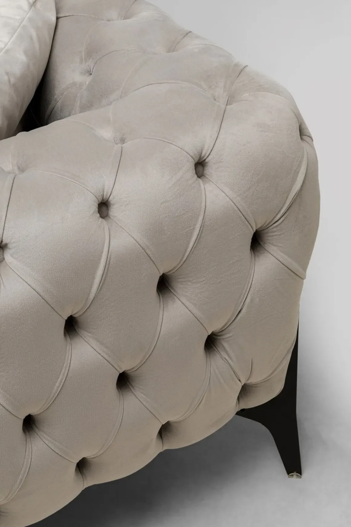 Hörnsoffa Bellissima - SammetsTaupe, Vänster, 240x180cm - KARE Design