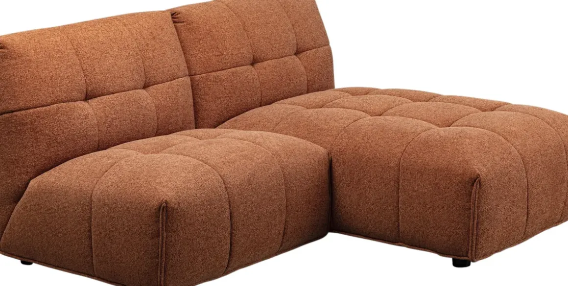 Hörnsoffa Boogie - Brun 147cm - KARE Design