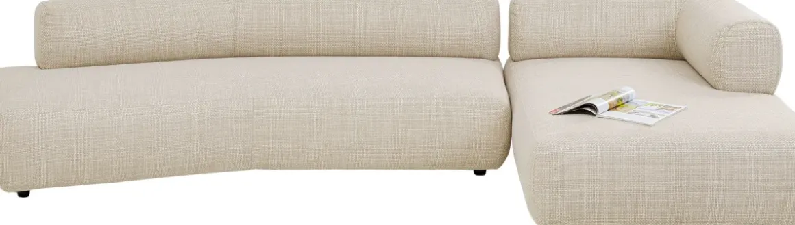 Hörnsoffa Bow - Cream Höger - KARE Design