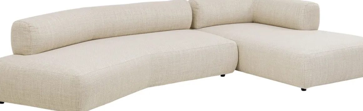 Hörnsoffa Bow - Cream Höger - KARE Design