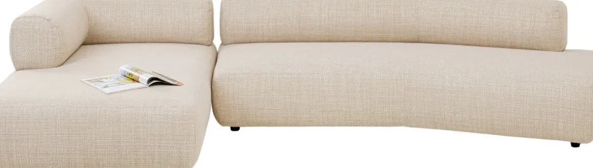 Hörnsoffa Bow - Cream Vänster - KARE Design