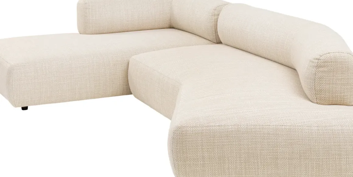 Hörnsoffa Bow - Cream Vänster - KARE Design